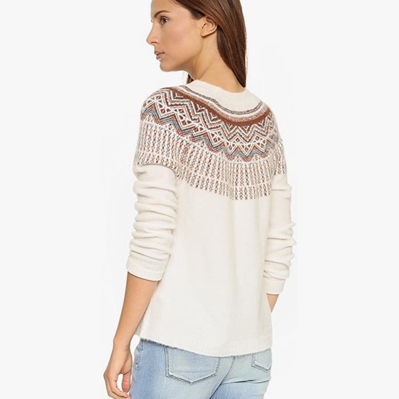 Joie Wool and Alpaca Winter Christmas Sweater - Picture 3 of 5